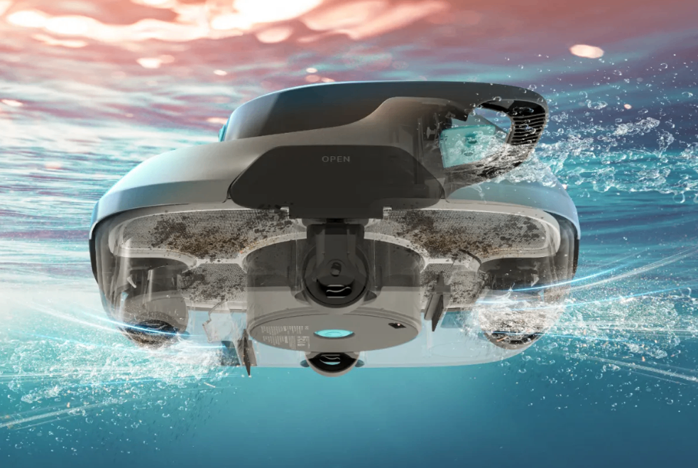 Aiper Scuba SE - щётки и днище Донные щётки и всасывающий модуль робота Aiper Scuba SE